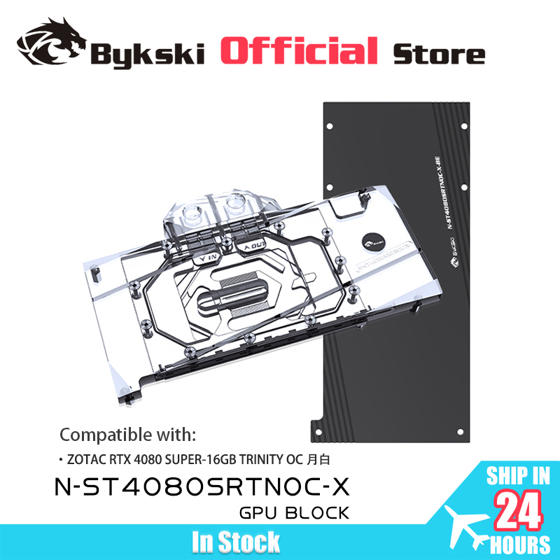 Rtx 4080 Water Cooling Block - Bykski N-ST4080SRTNOC-X บล็อก GPU สำหรับ ZOTAC